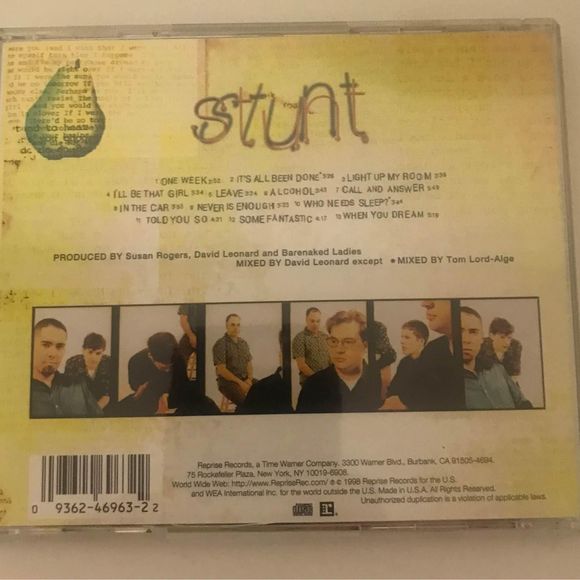 Barenaked ladies Stunt music cd - Picture 2 of 4